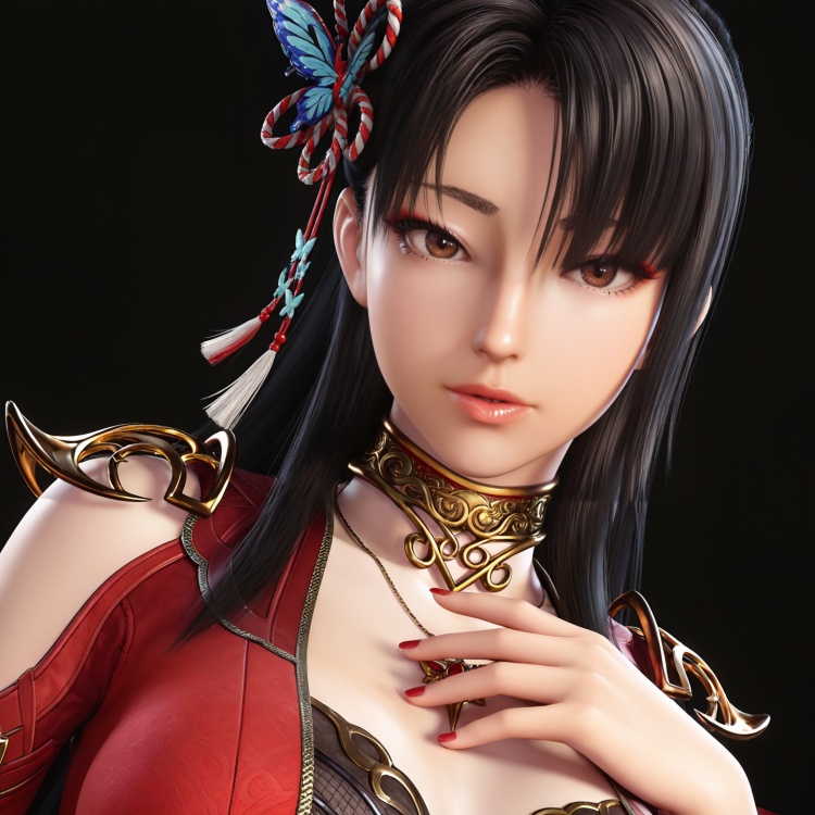 DJ_不知火舞-街霸6-美杜莎女王服装-2.5D版 by DJ大江东去 on Tensor.Art