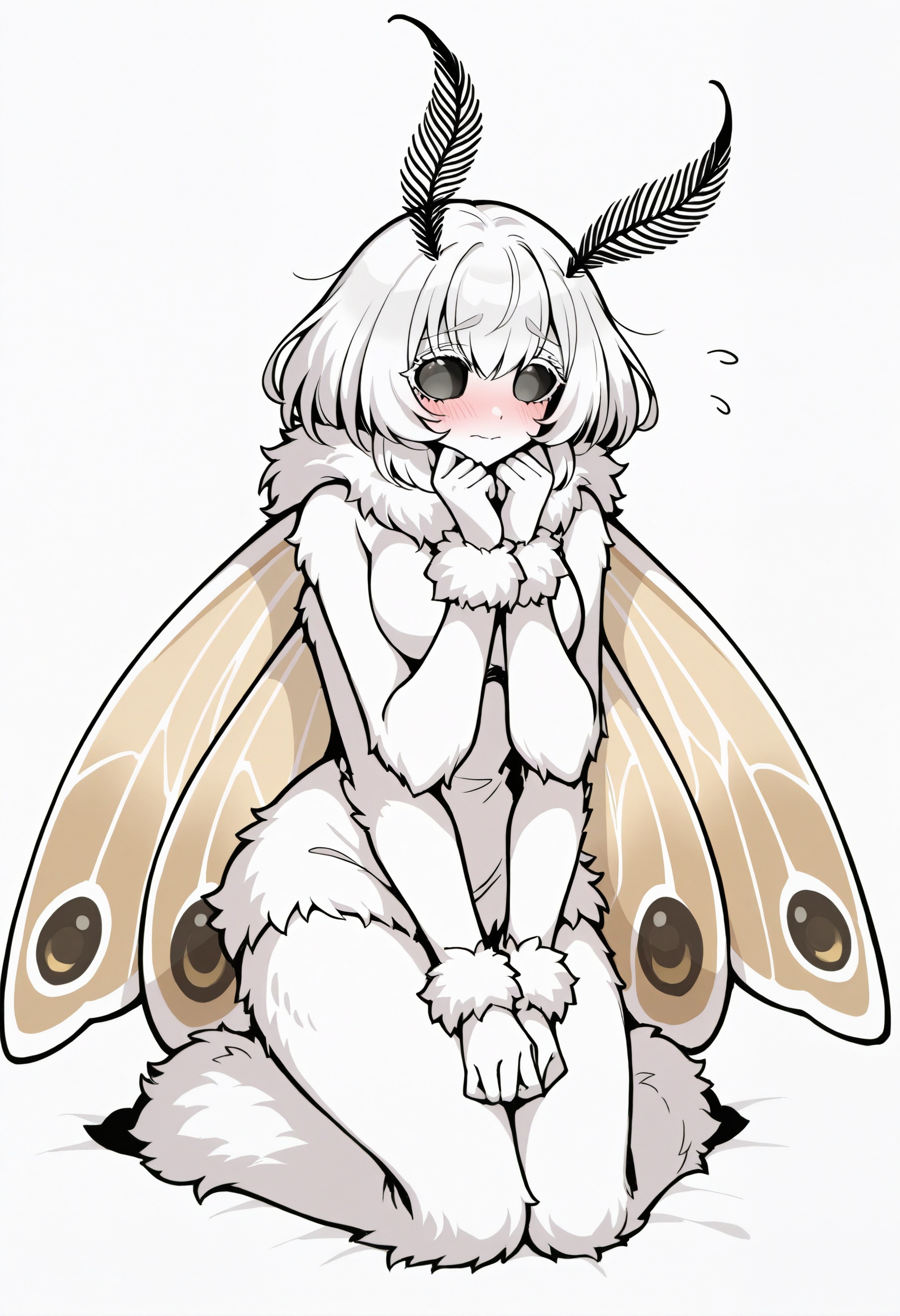 moth,  solo,  antennae on Tensor.Art