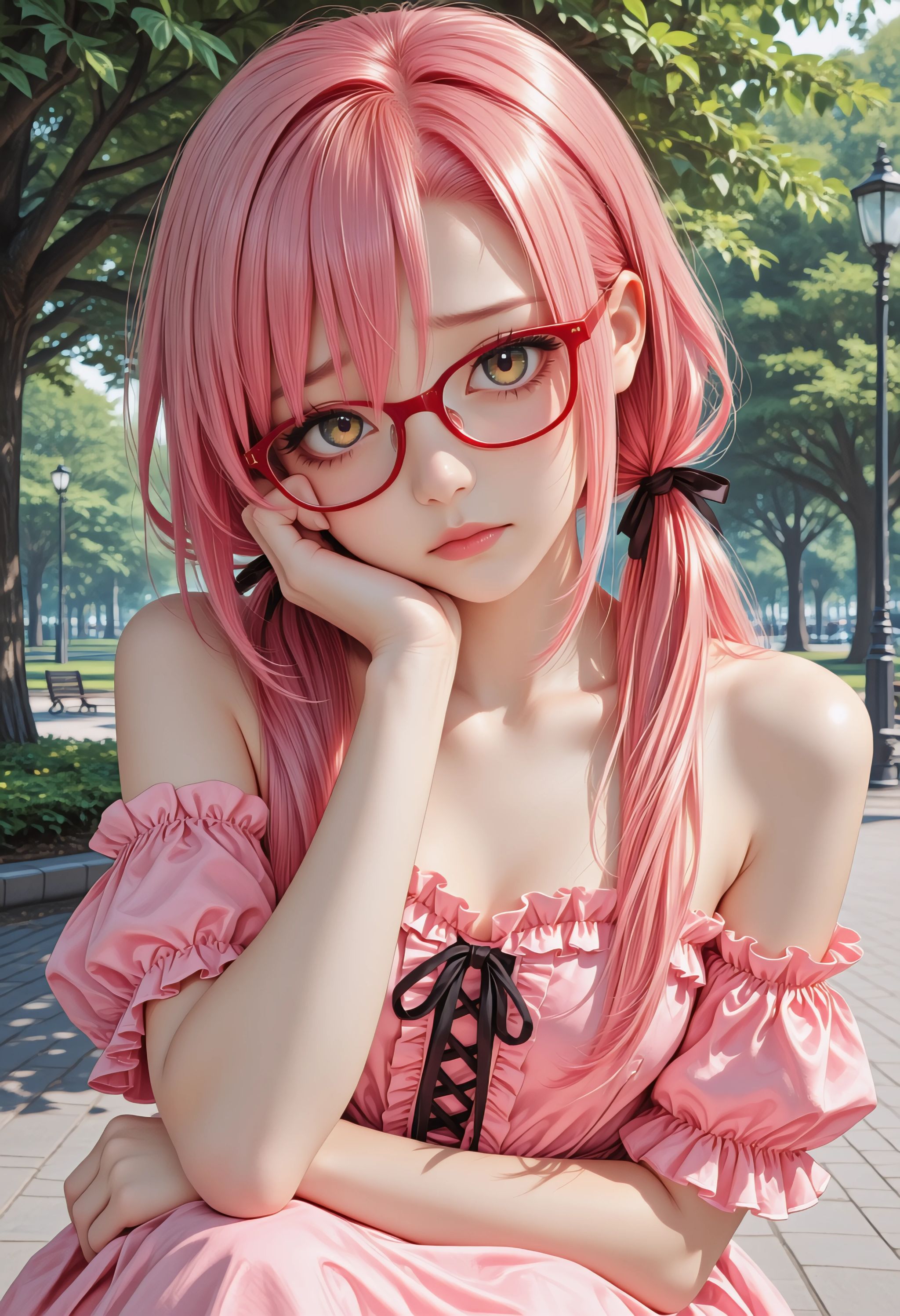 1girl,  katsura hinagiku,  low twintails on Tensor.Art