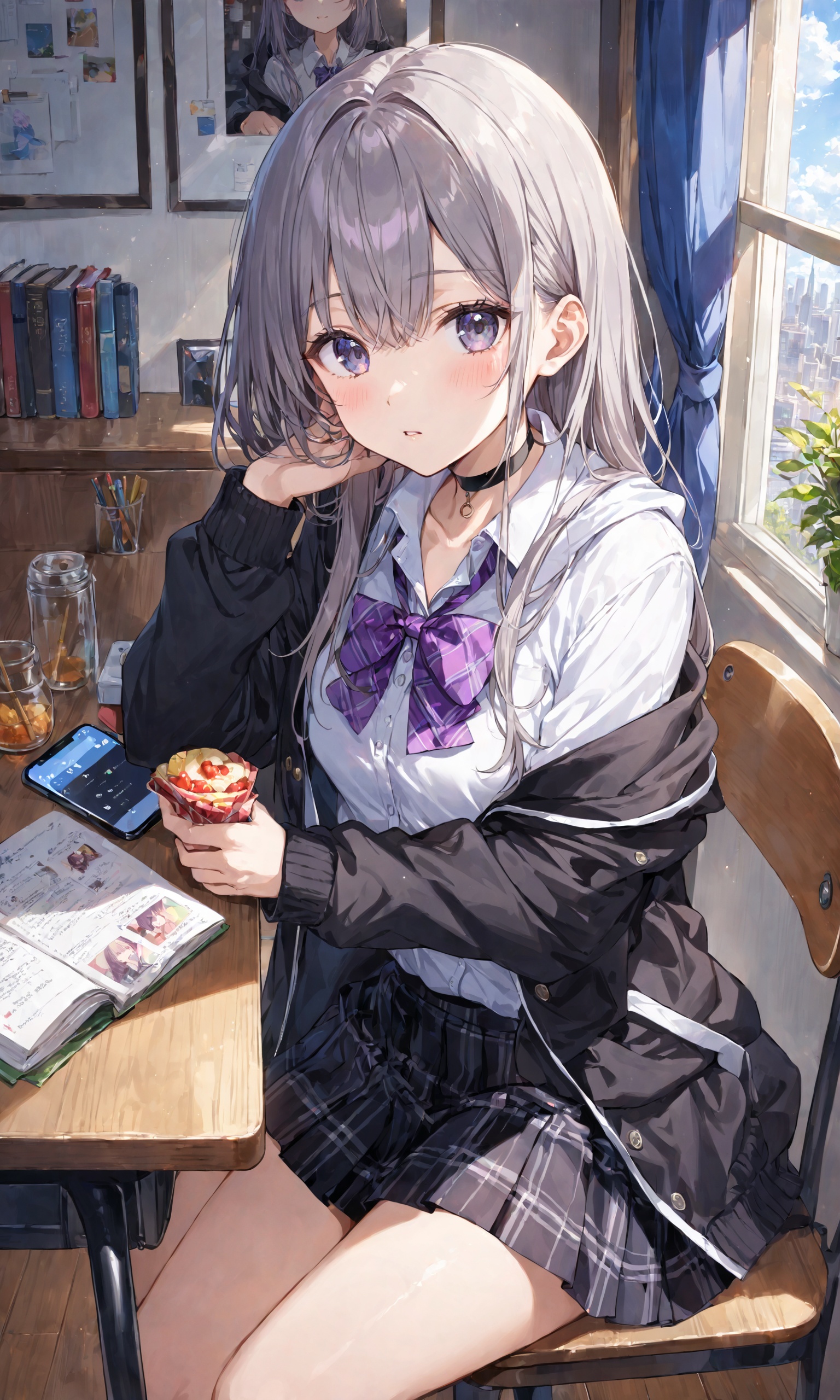 1girl,  solo,  long hair on Tensor.Art