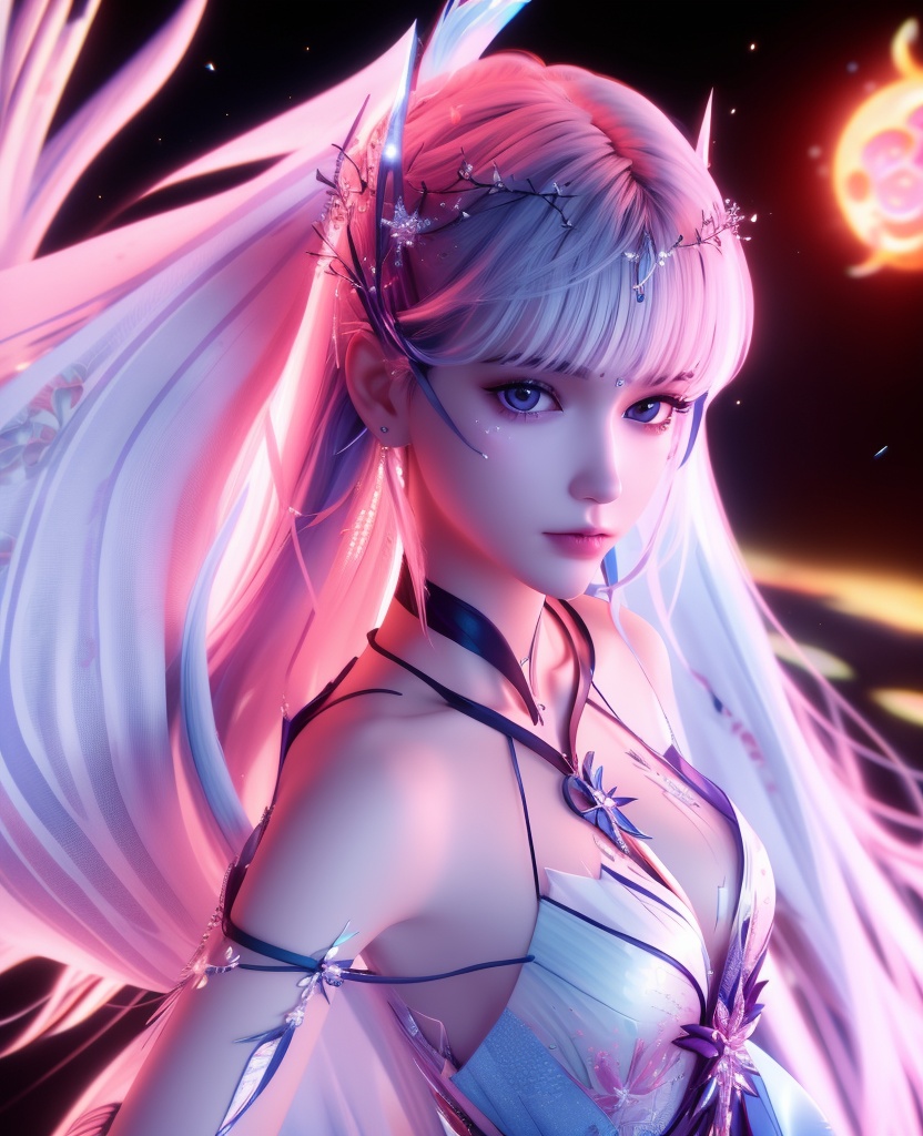<lora:587-DA-神印王座-圣采儿-觉醒:0.8>(,1girl, ,best quality, ),looking at viewer,  ,,ultra detailed background,ultra detailed background,ultra realistic 8k cg,, ,masterpiece, (( , )),ultra realistic 8k cgSurrounded by strange, movie perspective, advertising style, Colorful background, splash of color A beautiful woman with delicate facial features,tattoo all over body, flower arms,from above,