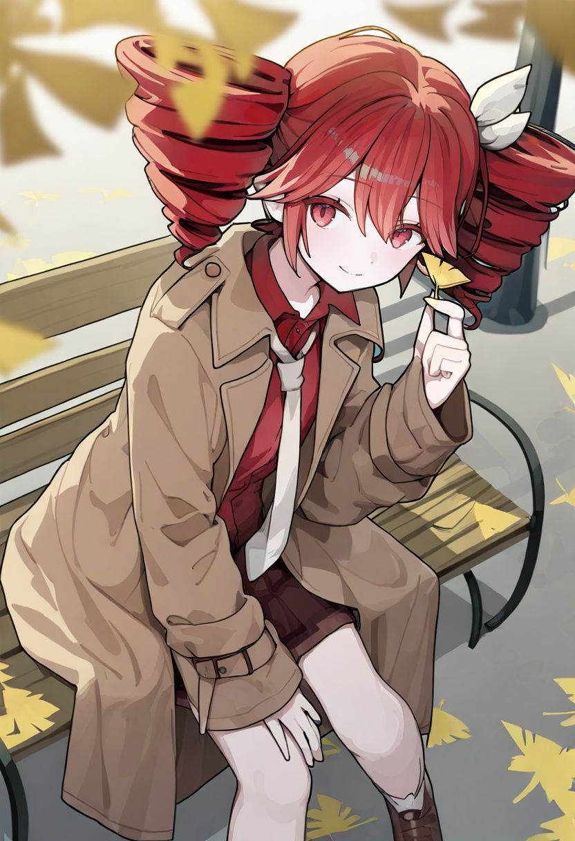1girl,  drill hair,  twin drills on Tensor.Art