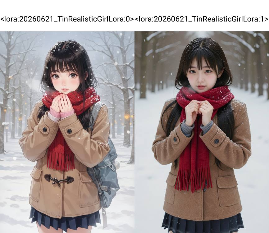 20260621_TinAnimaRealisticGirlLora 动漫逼真人像滑块 by 天TIN on Tensor.Art