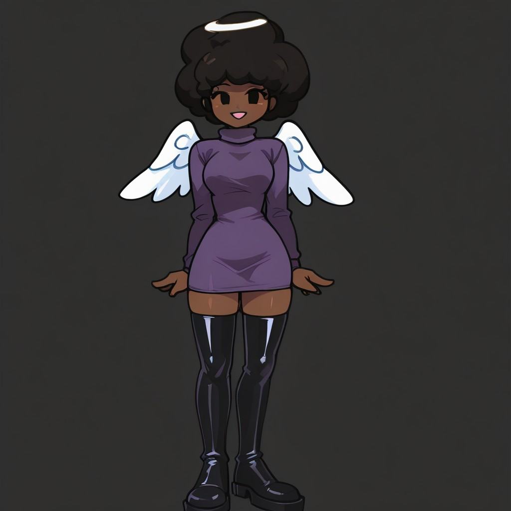 1girl,  solo,  thighhighs on Tensor.Art