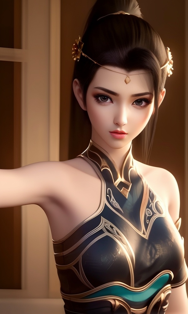 (,1girl, ,best quality, ),looking at viewer, <lora:378-DA-大主宰-唐芊儿:0.8> ,ultra detailed 8k cg, ultra detailed background,  ,masterpiece, (( , )) ,tamari \(flawless\),lake,upper body,   (()), (),