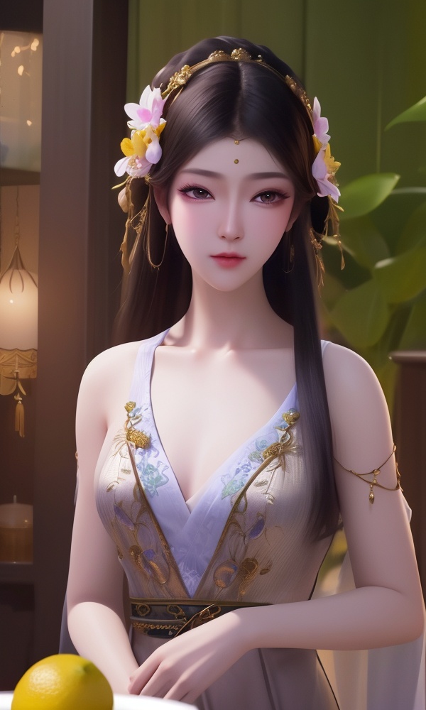 (,1girl, ,best quality, ),looking at viewer, <lora:408-DA-凡人修仙传-卓如婷:0.8> ,ultra detailed background,ultra detailed background,ultra realistic 8k cg, ,masterpiece, (( , )),,  fiction,mole, ultra realistic 8k cg, ,      , lemon blossoms,  (()), (), ,,, 