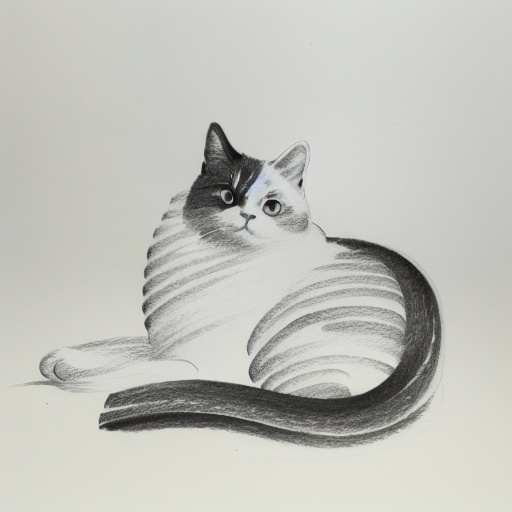 Pencil drawing,Pencil drawing,Cat,Line,Monochrome,Sketches,