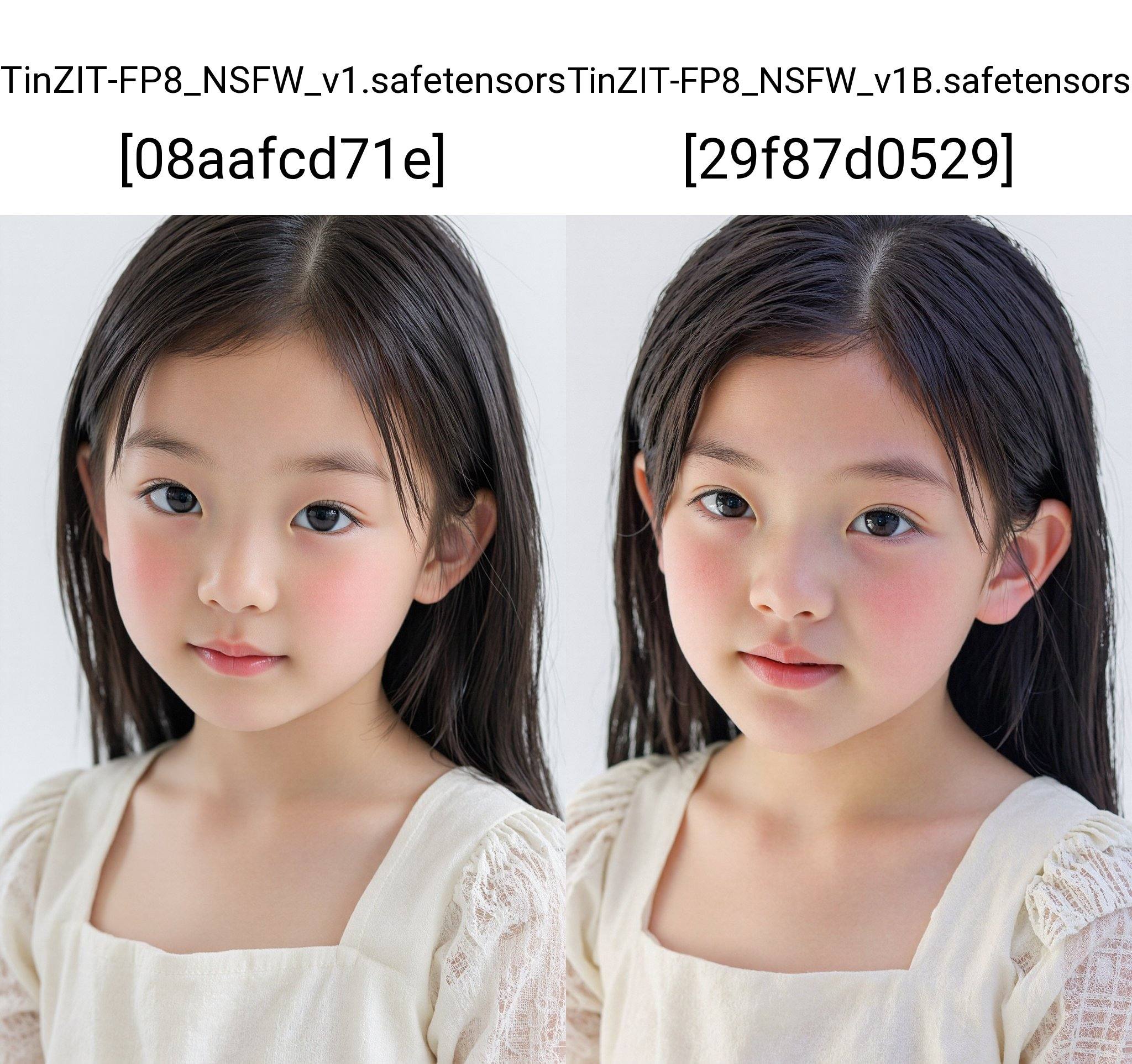 A portrait of a young East Asian girl,  appearing to be around 7-8 years old,  is captured in a medium close-up. She has s...