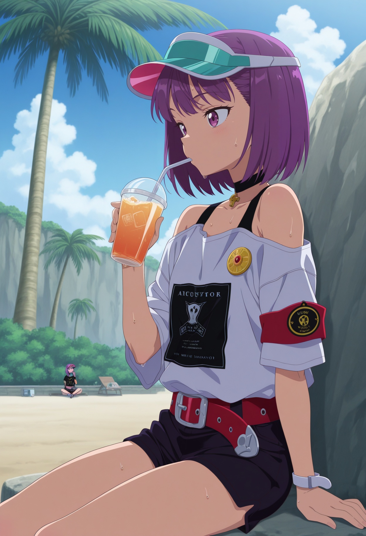 anime screenshot,  anime coloring,  1girl on Tensor.Art