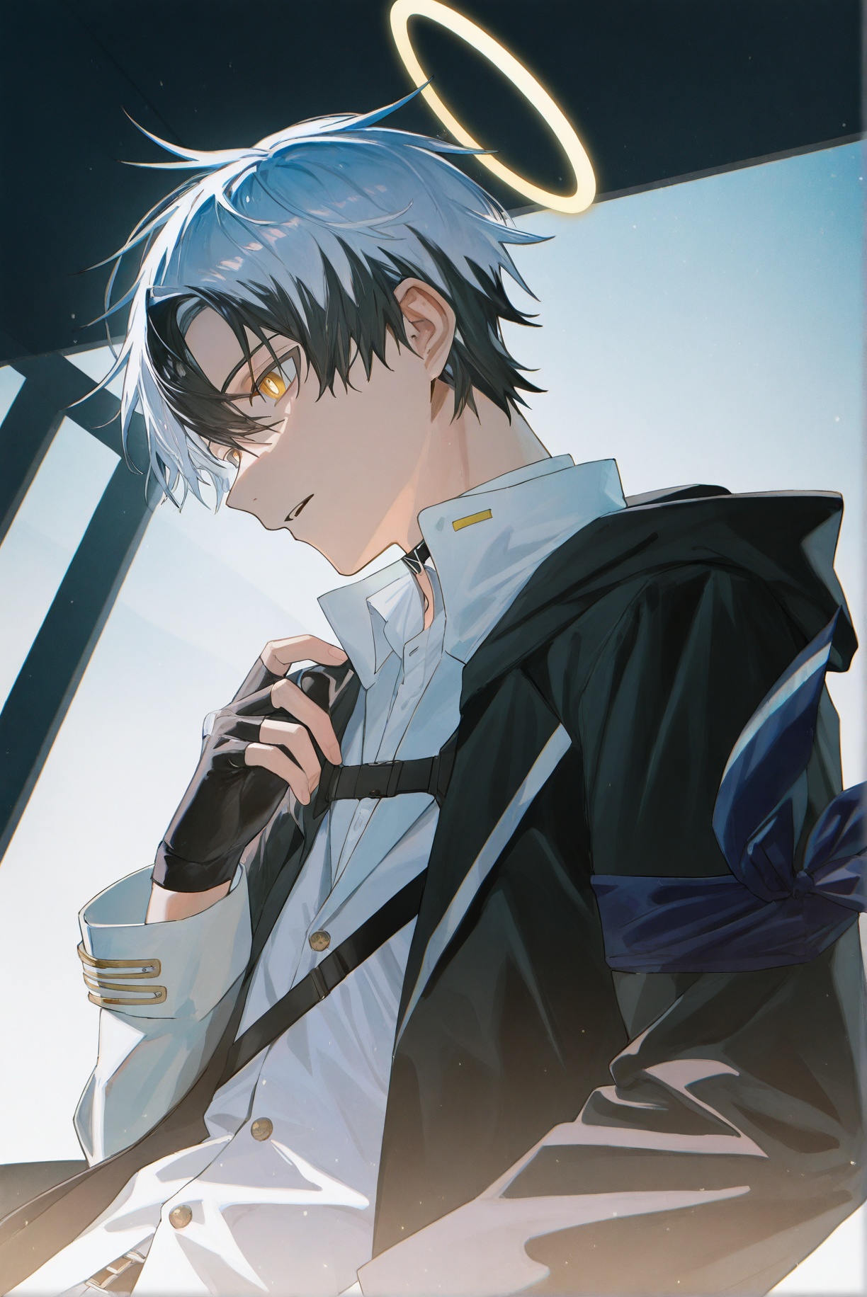 1boy,  solo,  adnachiel \(arknights\) by 库奇吸食者 on Tensor.Art