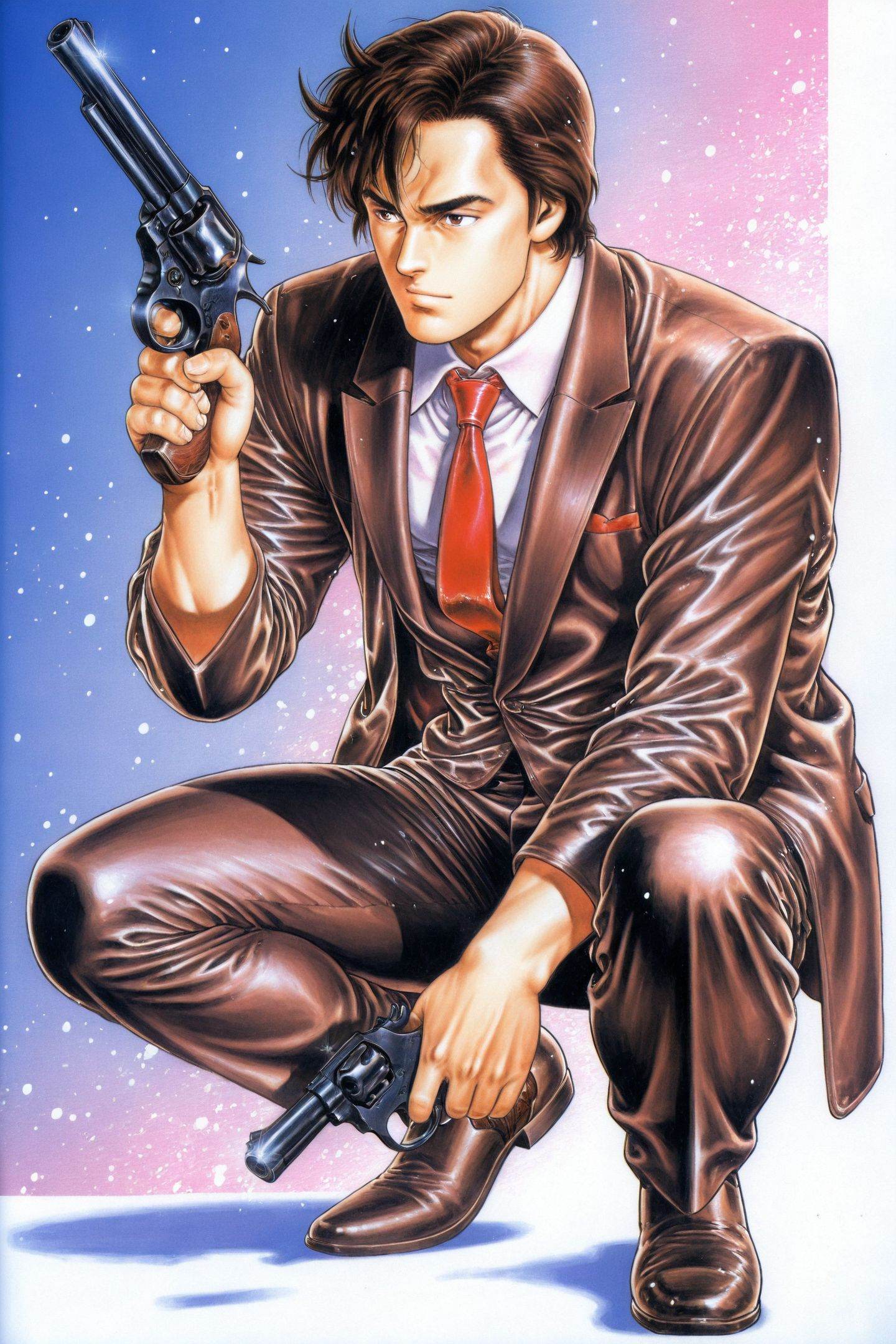 Tsukasa Hojo Style,  Saeba Ryo,  1boy by flyx3 on Tensor.Art