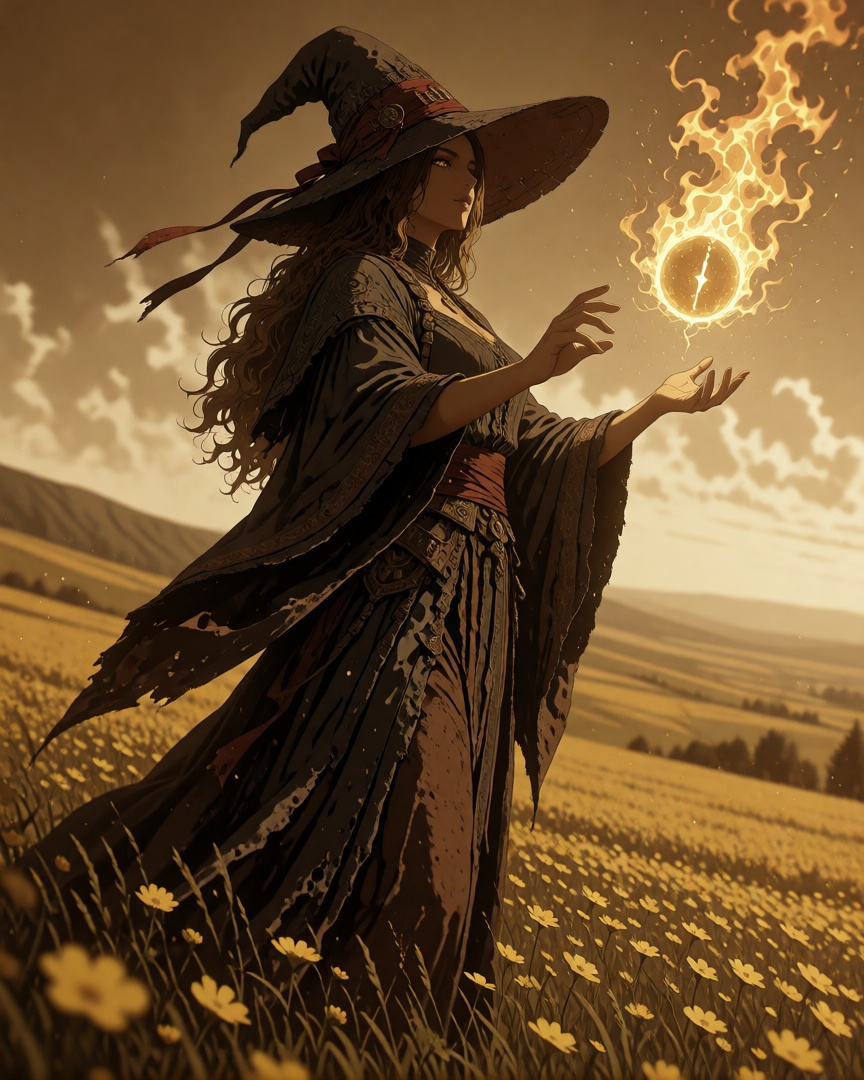 in a sepia-toned,  high-dynamic range style,  capturing a dramatic on Tensor.Art