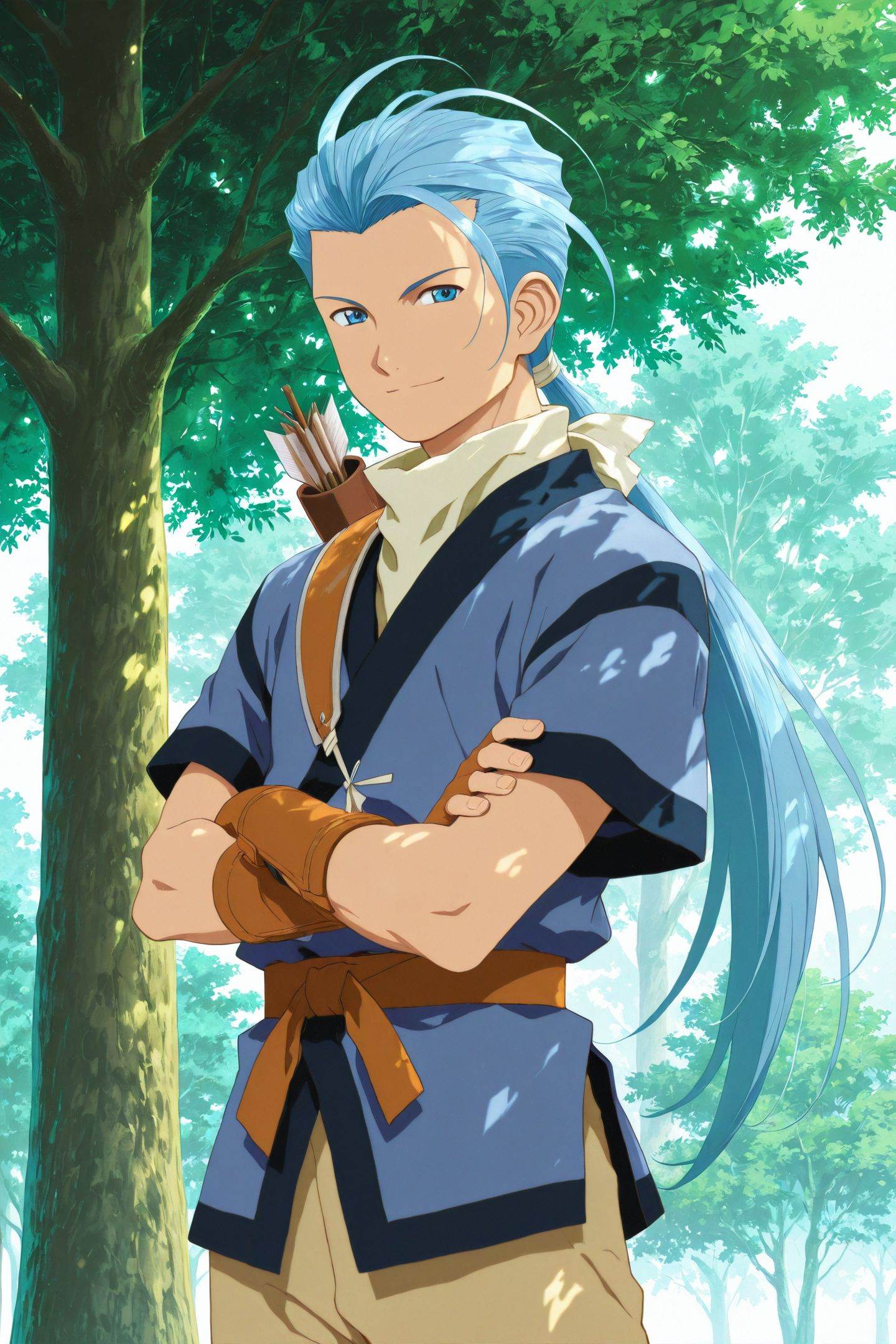 Tales of Phantasia Style,  Chester Barklight,  1boy on Tensor.Art