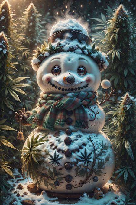 marijuanastyle,  snowman on Tensor.Art