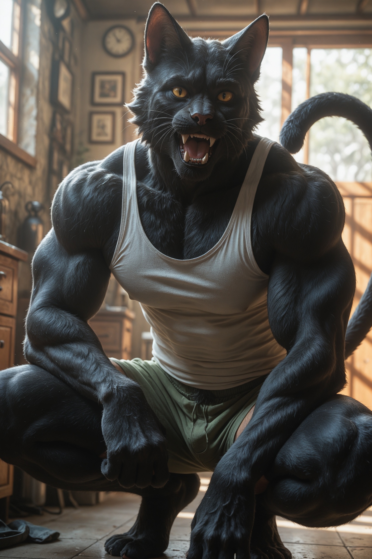 solo,  open mouth,  1boy on Tensor.Art