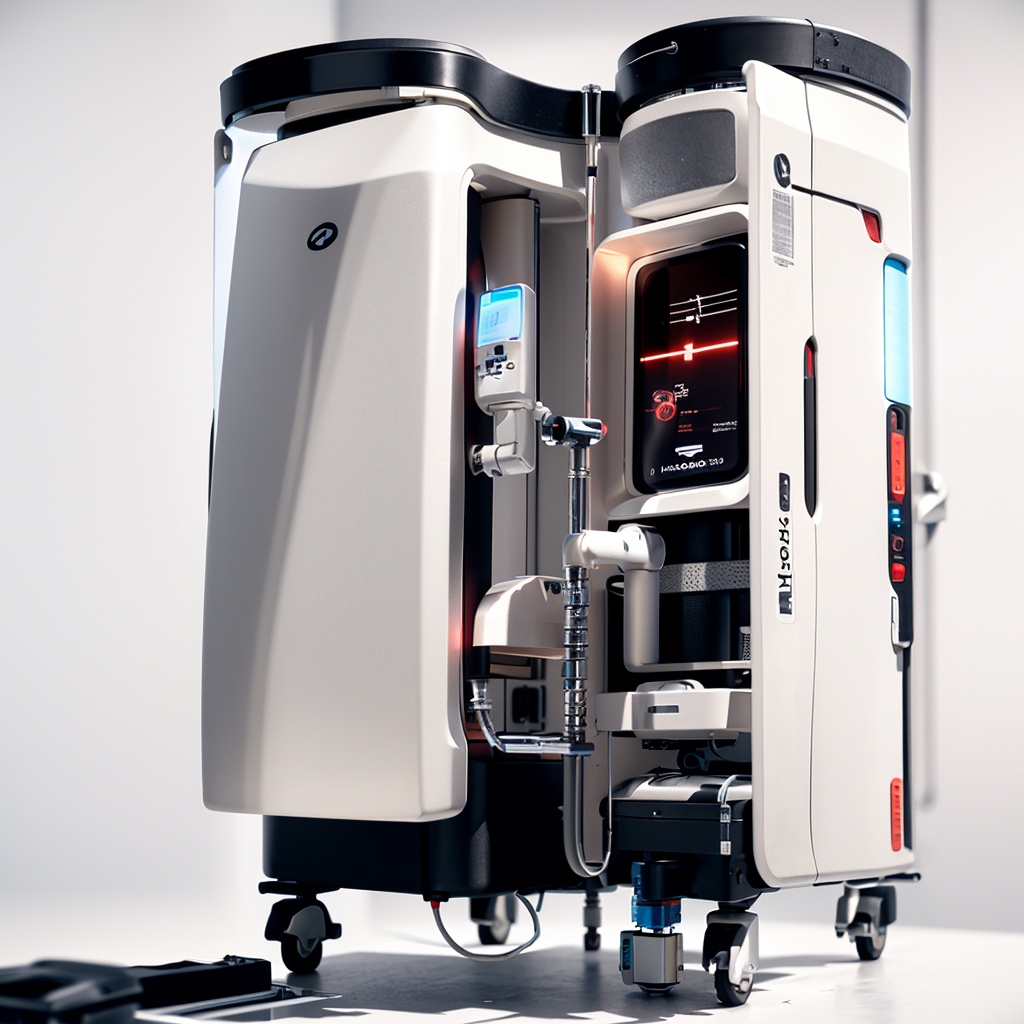 (hemodialysis machine:1.3),((white, medical, sheet metal texture)),(Masterpiece,best quality,highly refined,good composition:1.1),Clear detail,White background,(photorealistic:1.2),Natural light,Side view,Depth of Field,surreal,octane render,<lora:lora:0.7>,