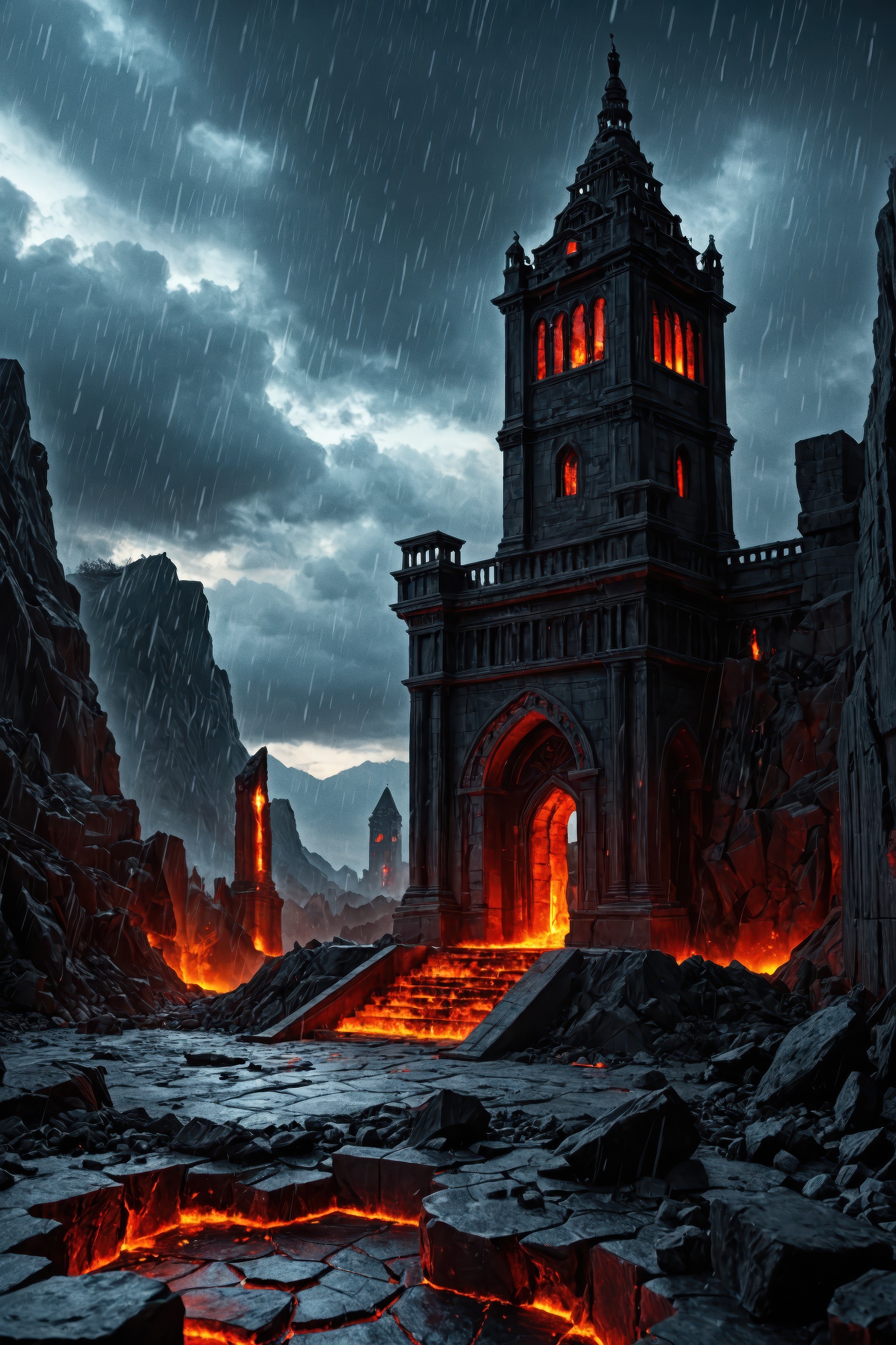 masterpiece,  best quality,  dark fantasy setting on Tensor.Art