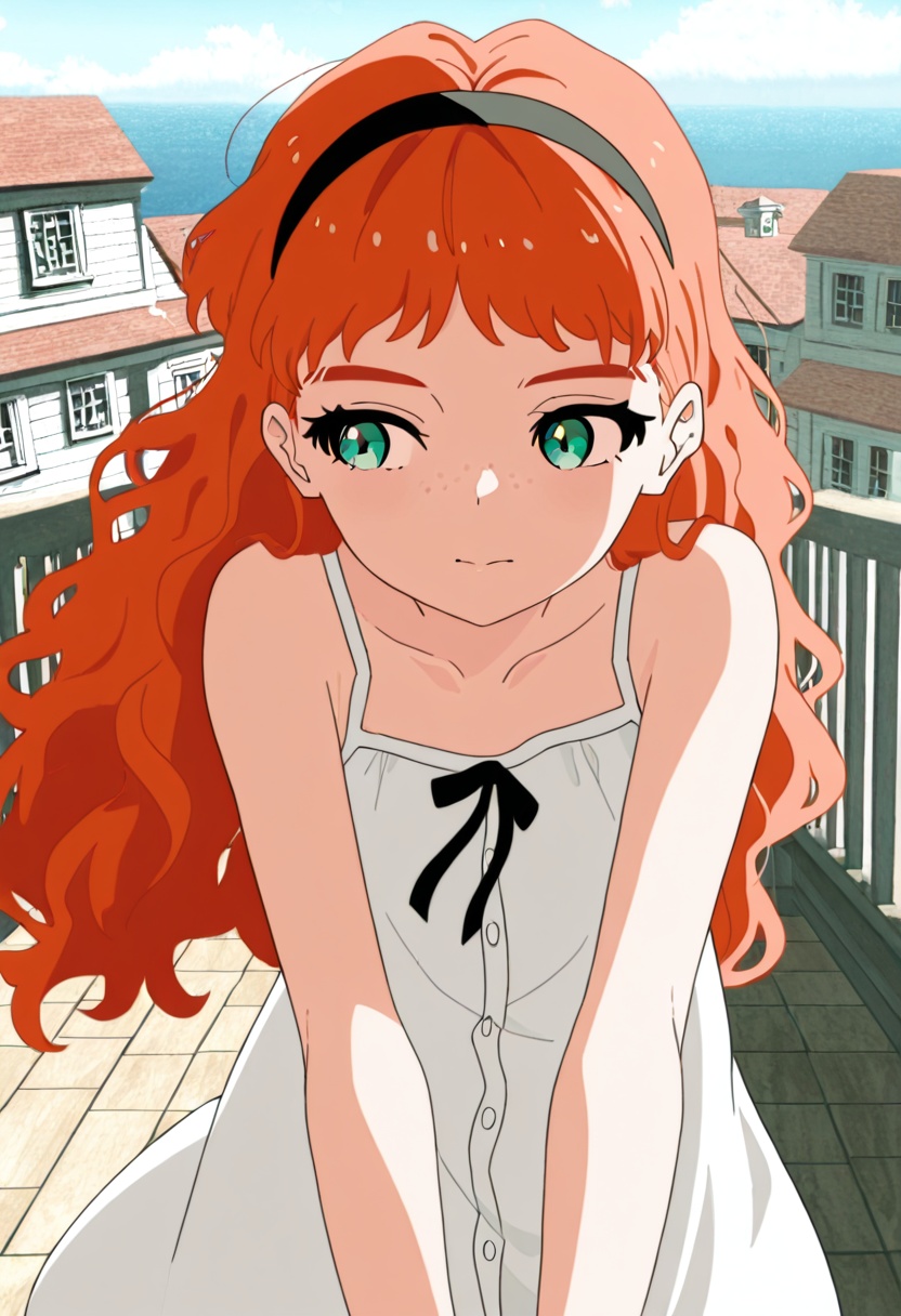 1girl,  solo,  frill wep on Tensor.Art