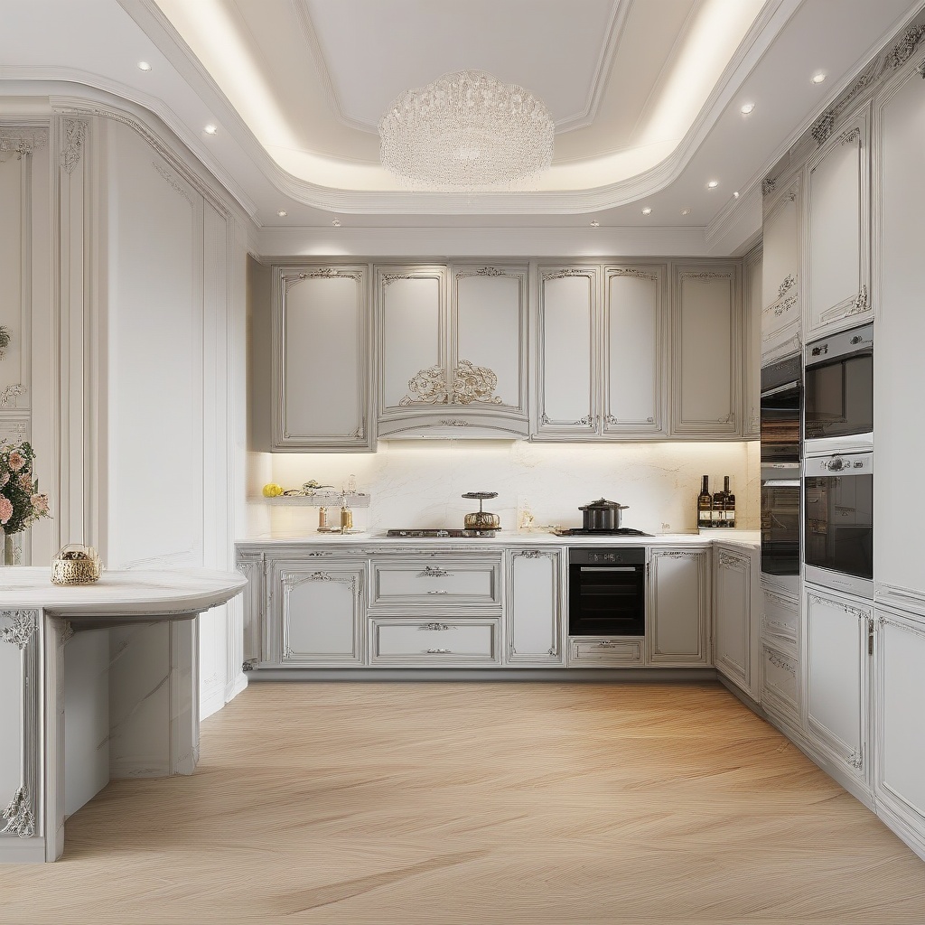 masterpiece,best quality,HD,High Quality,<lora:france style-000006:0.8>,france style,no humans,kitchen,