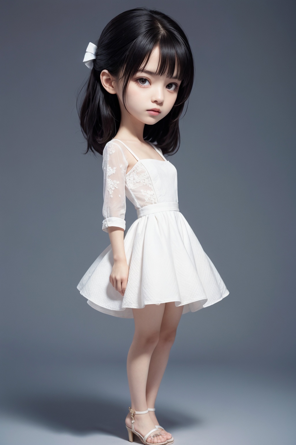 1woman,full body,dress,