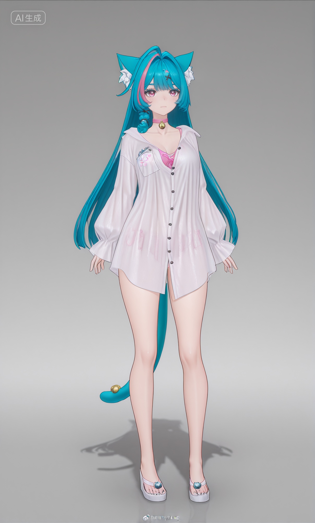 Mint(MQ/Neverness to Everness),  full_shot,  front view by MasterQ on Tensor.Art