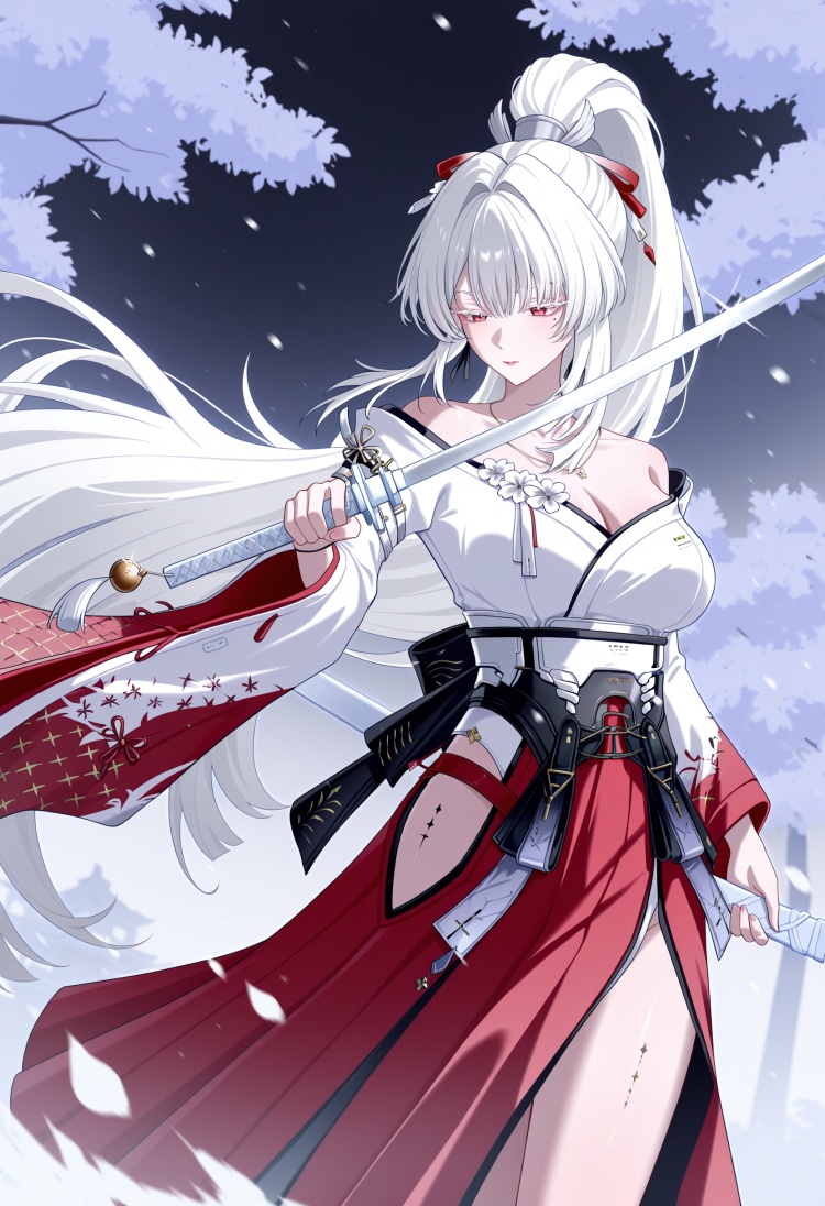 绯雪| hiyuki | 鸣潮| illustrious by Xie Mo on Tensor.Art