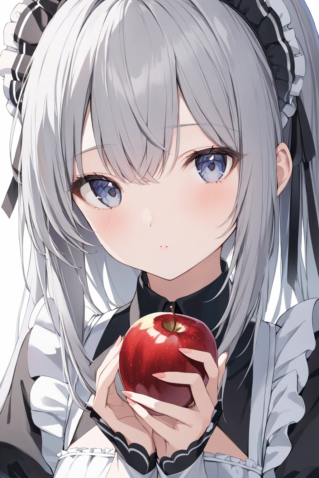 1girl,  solo,  Grey hair on Tensor.Art