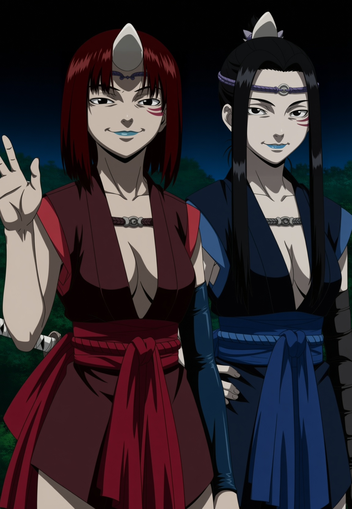 anime coloring,  2girls,  take your pick on Tensor.Art