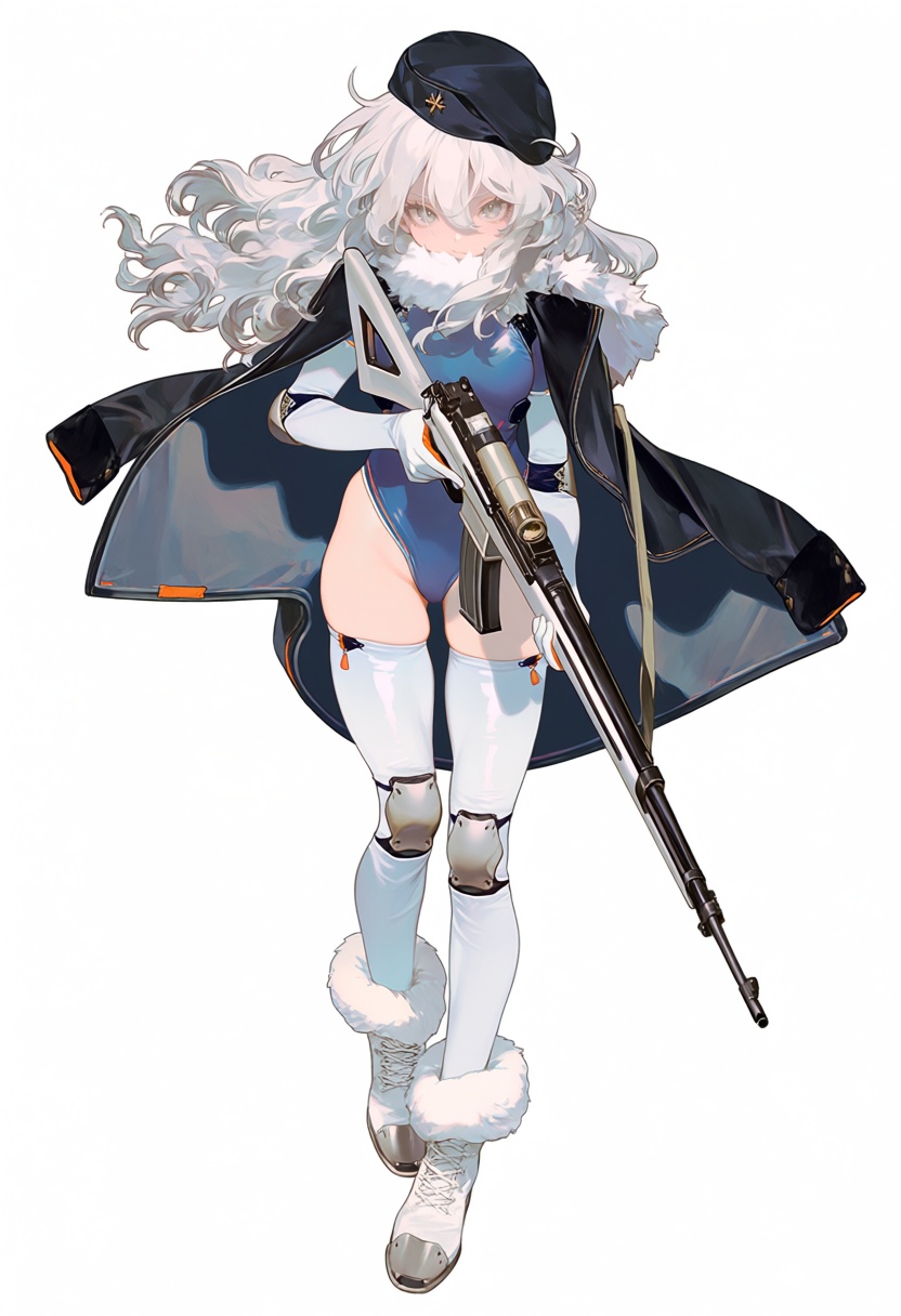 1girl,  weapon,  gun on Tensor.Art