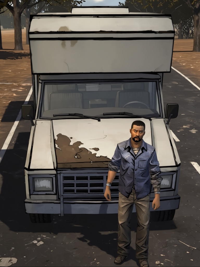 lee everett,  mature male,  1boy on Tensor.Art