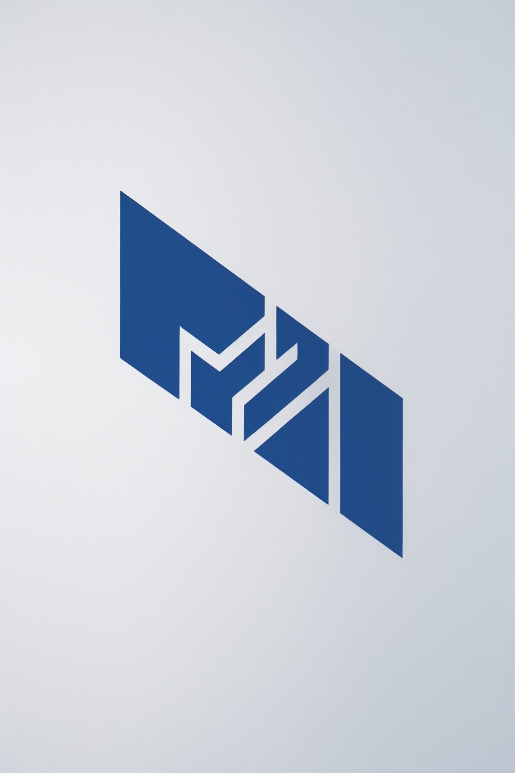 modernlogo Blue shape on white background blue border <lora:logo3:0.8>