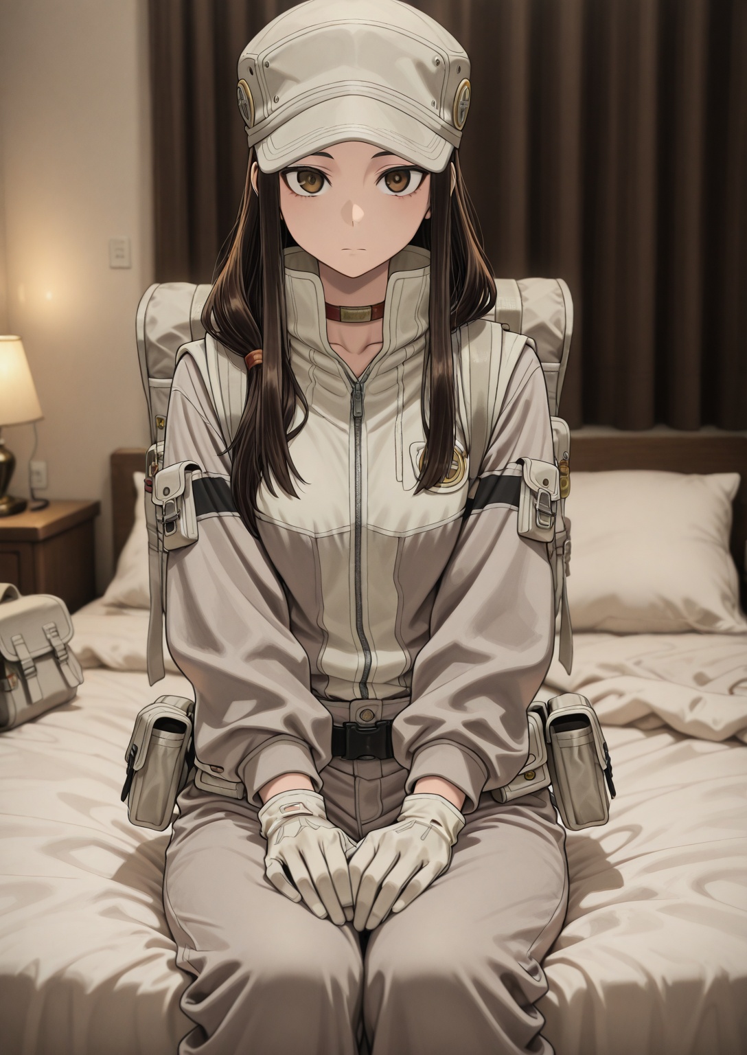 "1girl,  solo,  bedroom on Tensor.Art
