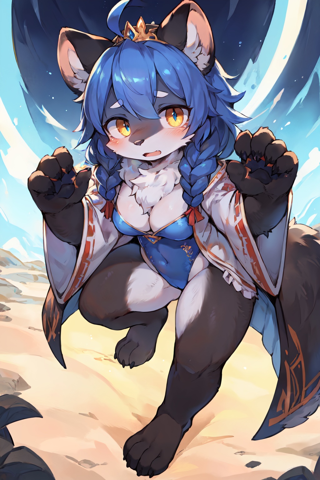 absurdres,  furry,  female furry on Tensor.Art