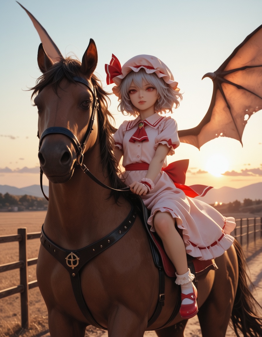 1girl,  remilia scarlet,  touhou on Tensor.Art