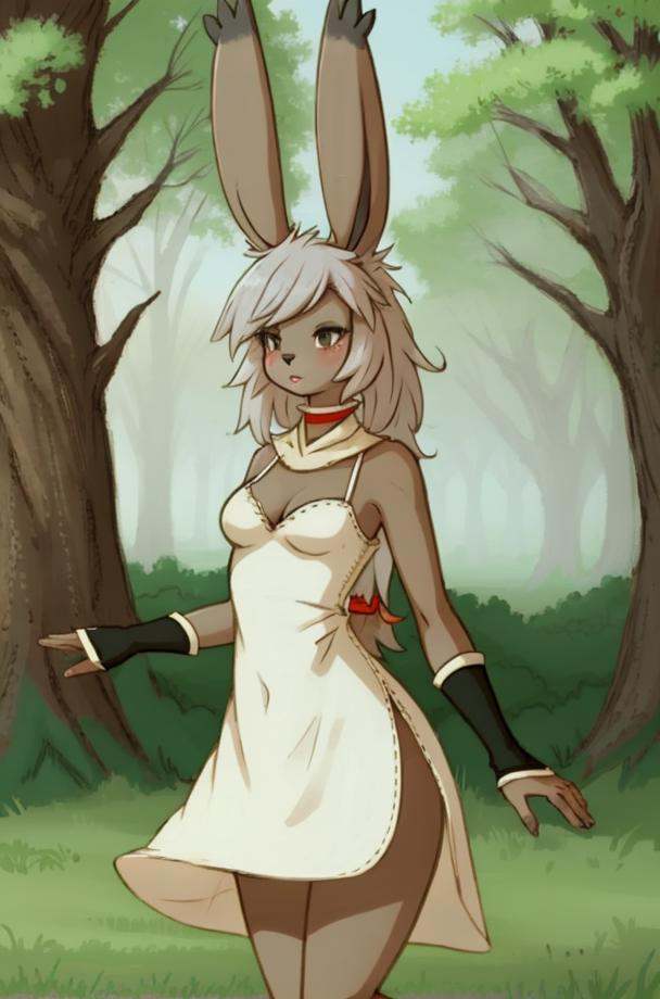 VieraCzar,  (viera,  dark skin on Tensor.Art