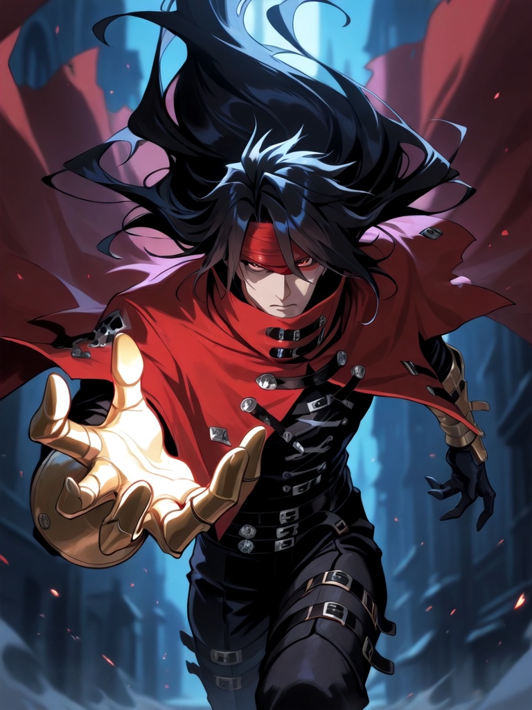 1boy,  vincent valentine,  general on Tensor.Art