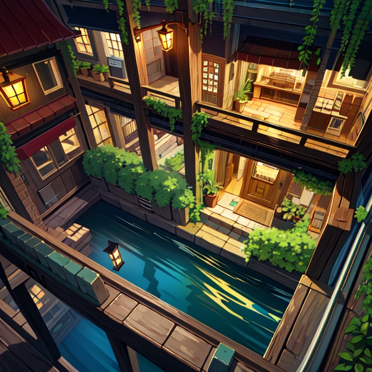 a0b,  architecture,  deep cityscape on Tensor.Art