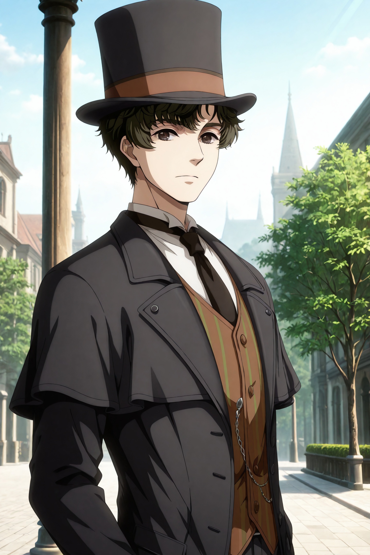 Lord of the Mysteries Anime Style,  Klein Moretti \(Lord of the Mysteries\),  1boy on Tensor.Art