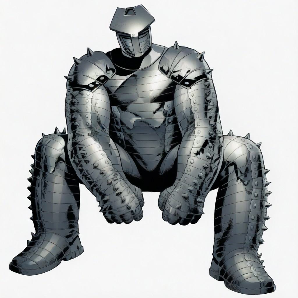 TheDestroyer,  sitting,  in front off on Tensor.Art