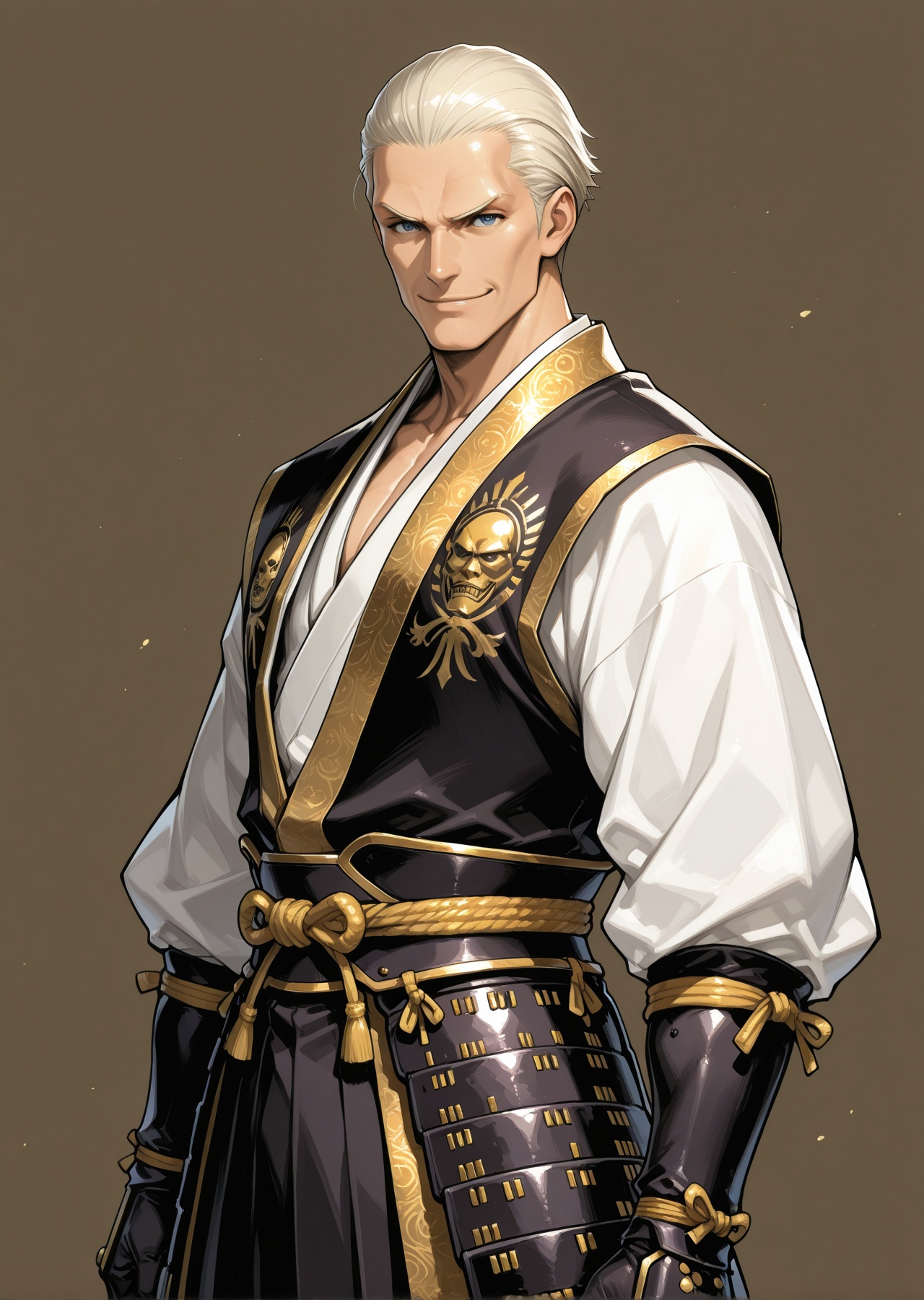 Masterpiece,  official art,  Portraits of generals in ancient japan on Tensor.Art
