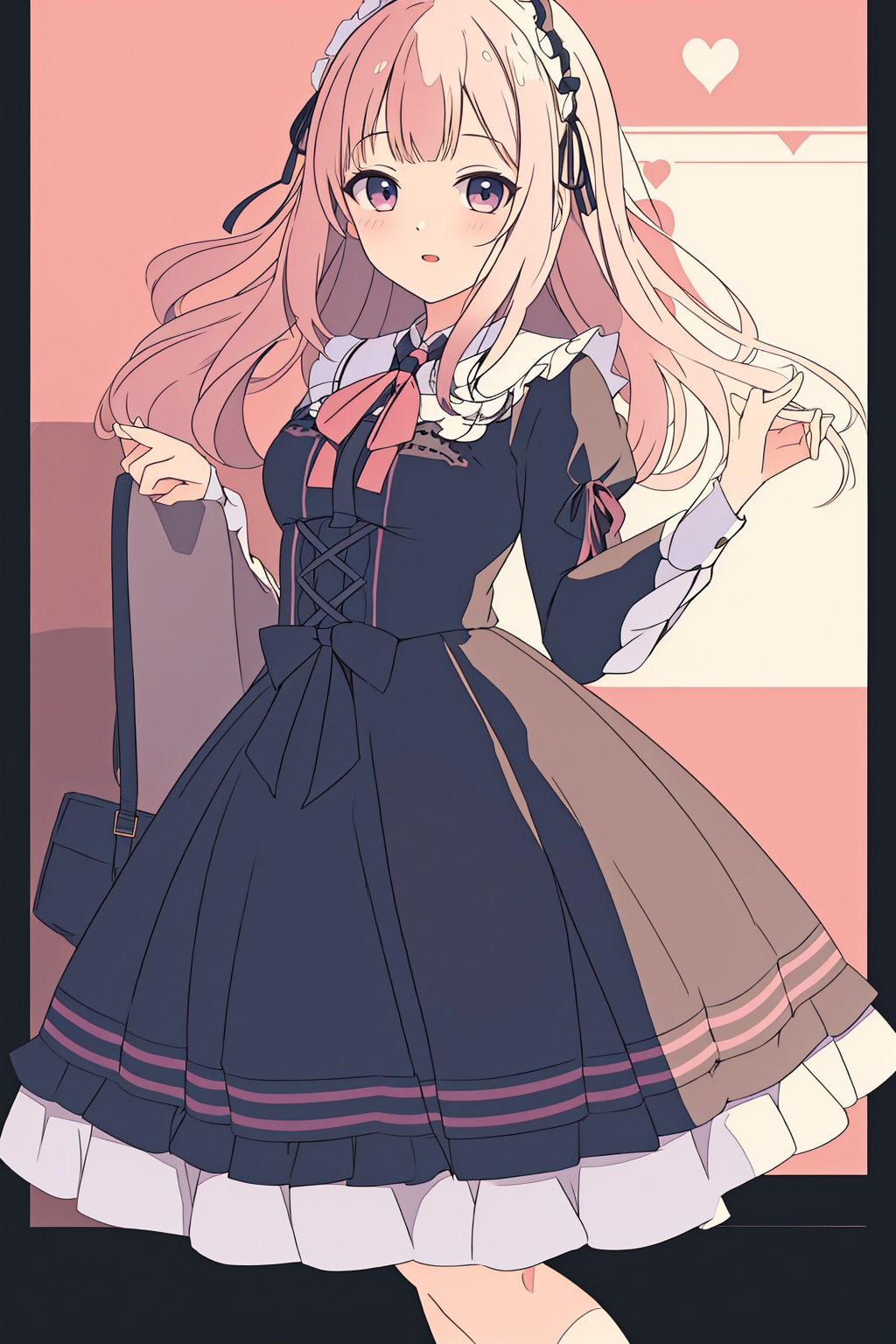 1girl,sweet lolita,from_side,full body,