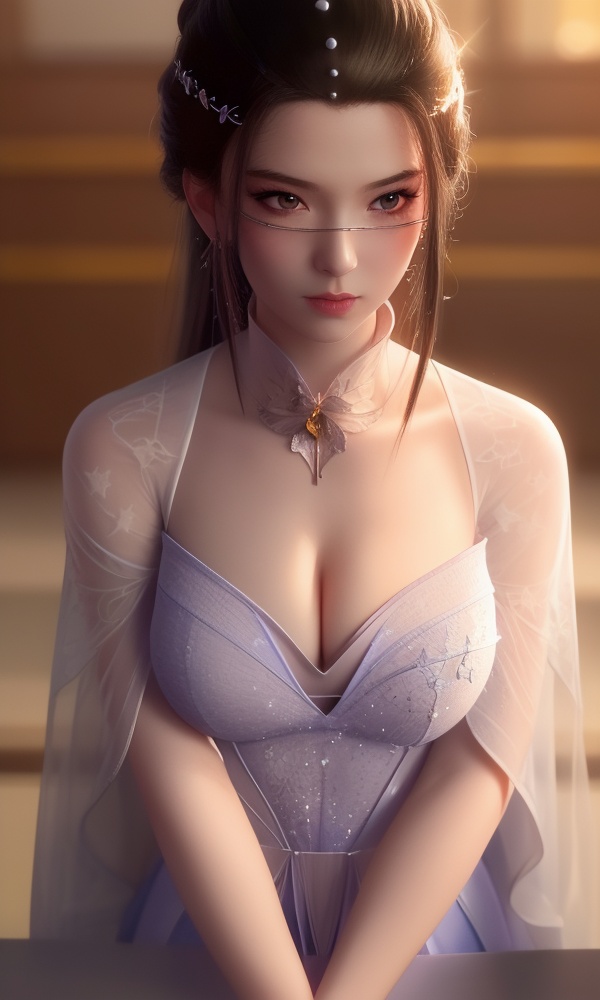 (,1girl, ,best quality, ),looking at viewer, <lora:431-DA-逆天邪神-楚月婵:0.8> ,ultra detailed background,ultra detailed background,ultra realistic 8k cg, ,masterpiece, (( , )),,  fiction,mole, , ,      ,, 1girl,butterfly sitting,  night, star_\(sky\)(cleavage), 