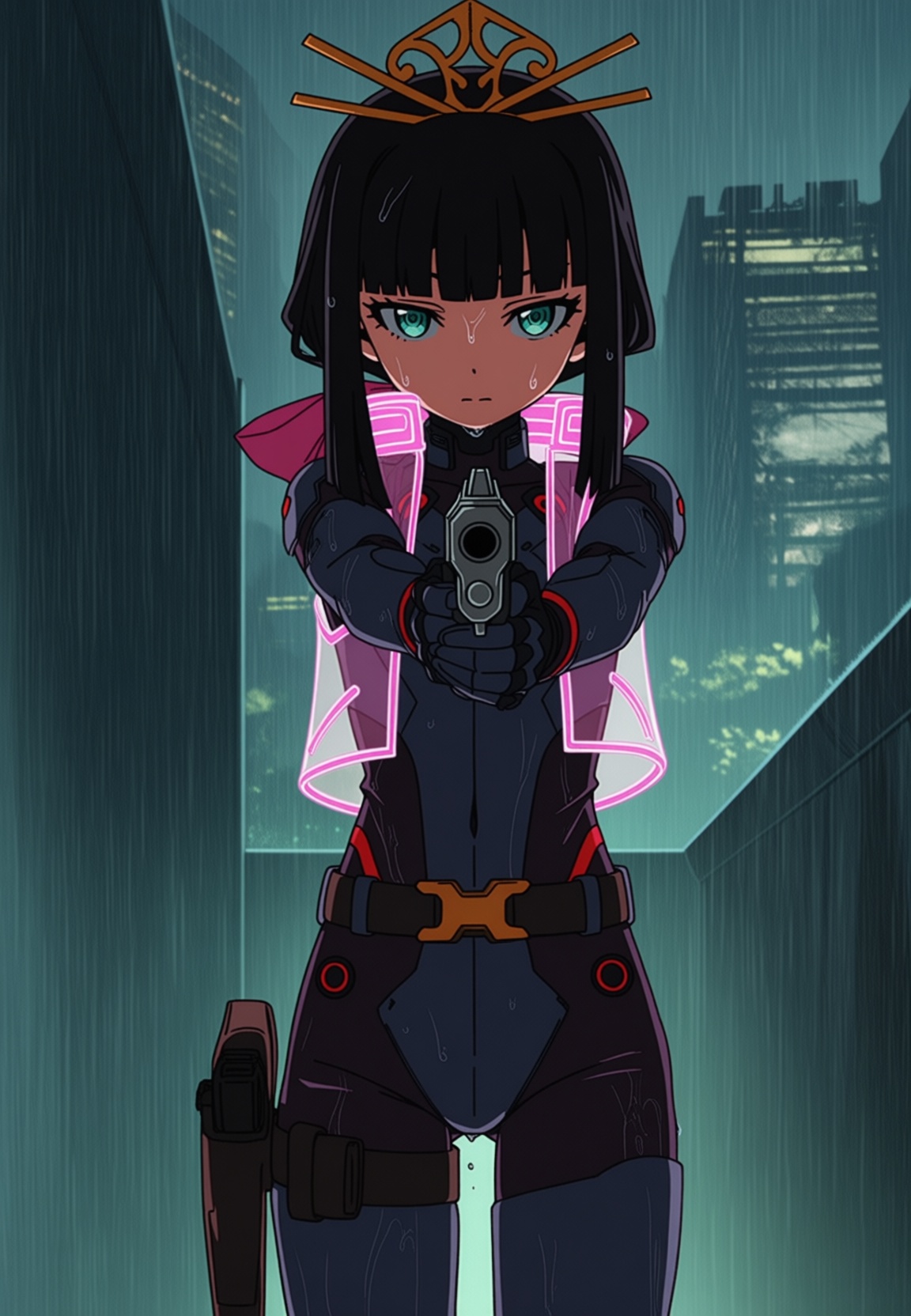anime screencap,  1girl,  aqua eyes on Tensor.Art