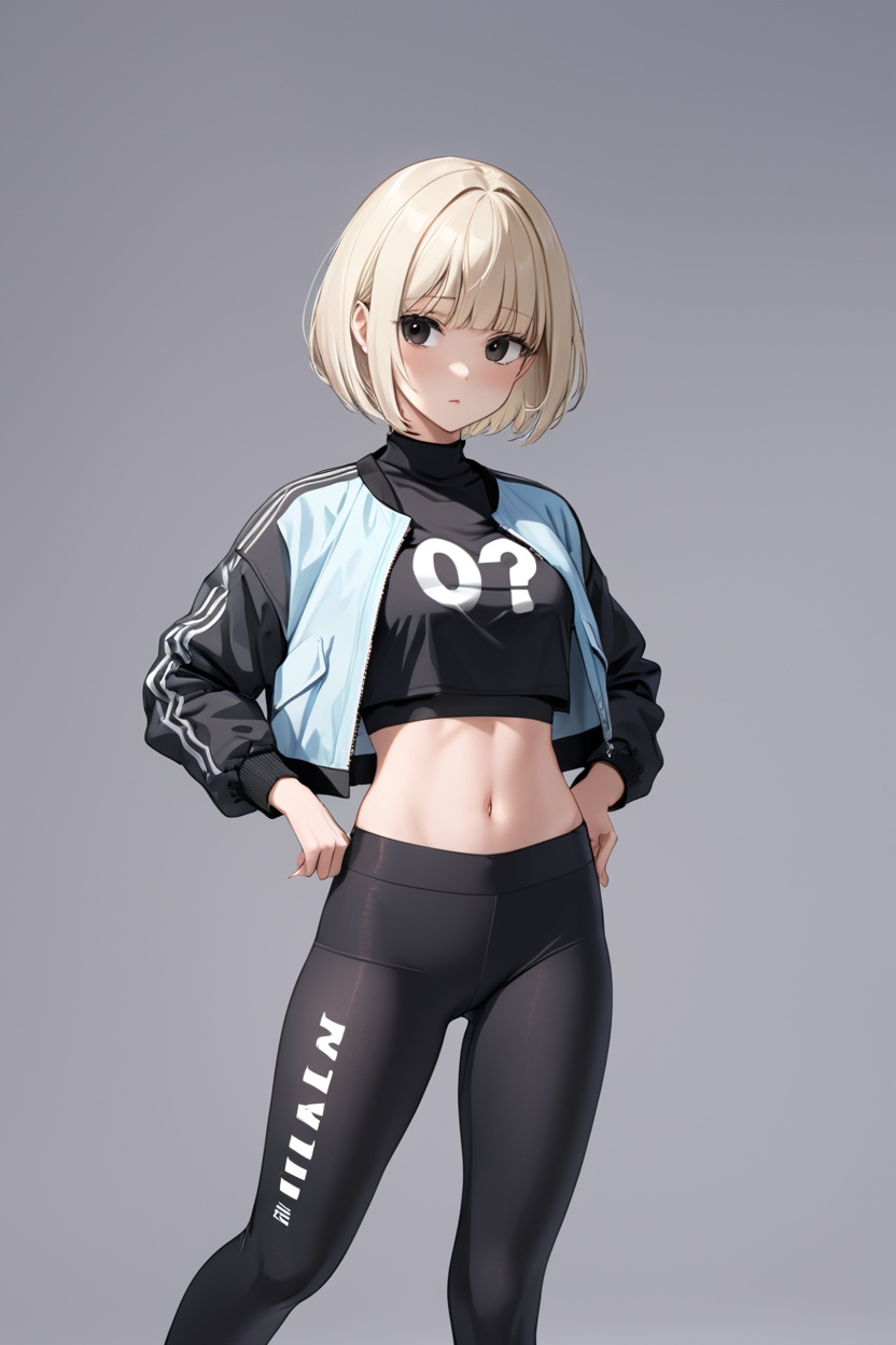 1lady,  solo,  leggings on Tensor.Art