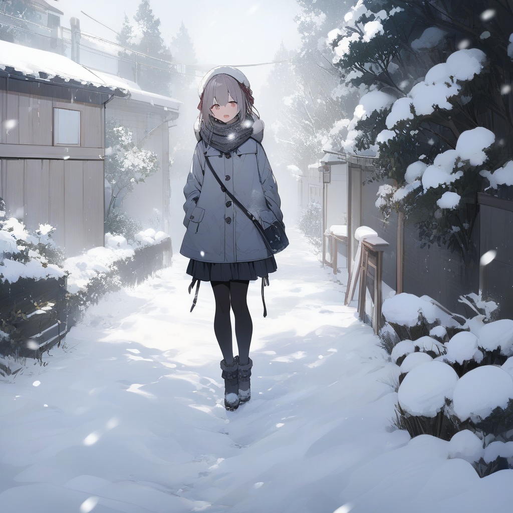 <lora:雪地:0.6>,snow