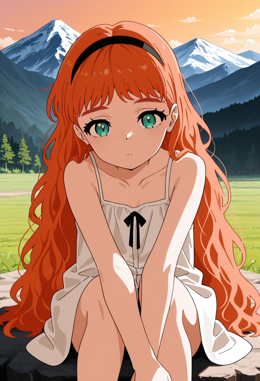 1girl,  solo,  frill wep on Tensor.Art