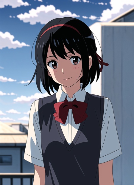 shinkai makoto,  kimi no na wa.,  1girl on Tensor.Art