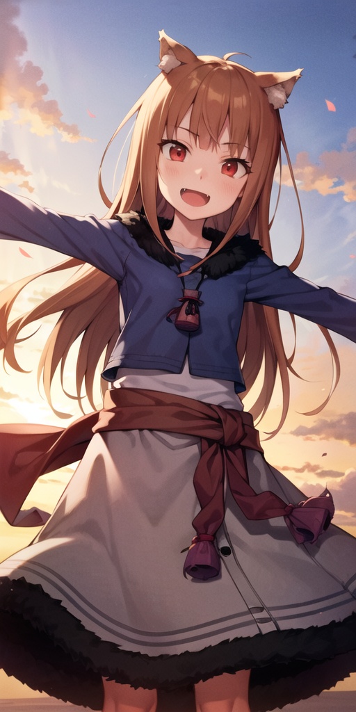 1girl,  animal ears,  brown hair on Tensor.Art