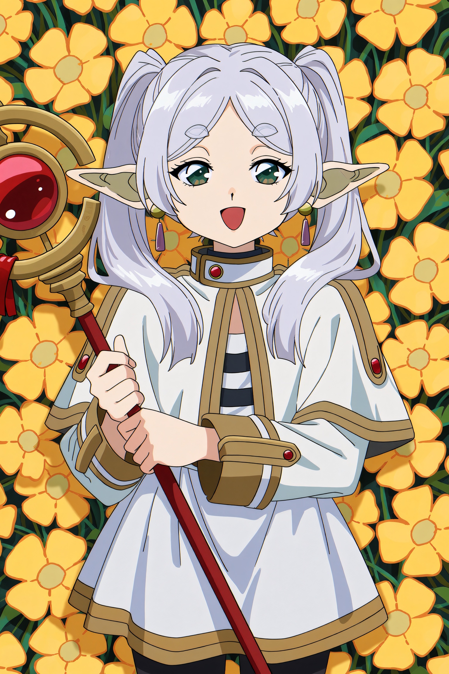 hrn_yc Style,  1girl,  frieren on Tensor.Art
