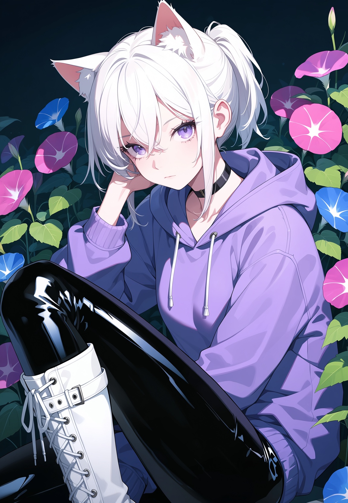 1girl,  animal ears,  solo on Tensor.Art